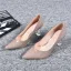 Lovely Candy Pink Casual Pumps 2019 Leather 7 cm Stiletto Heels Pointed Toe Pumps