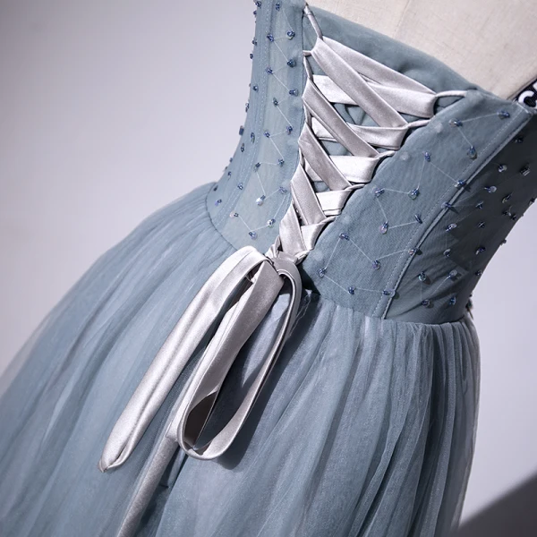 Modern / Fashion Flower Fairy Green Prom Dresses 2019 A-Line / Princess Spaghetti Straps Beading Crystal Sequins Lace Flower Sleeveless Backless Floor-Length / Long Formal Dresses