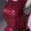 Charmant Bordeaux Robe De Soirée 2019 Princesse Encolure Dégagée Paillettes Ceinture Volants en Cascade Longue Robe De Ceremonie