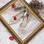 Modern / Fashion White Wedding Bridesmaid Heels 2020 Leather Pearl 3 cm Low Heel Wedding Shoes