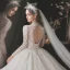 Chinese style Vintage / Retro Ivory Beading Wedding Dresses 2021 Ball Gown High Neck Pearl Sequins Long Sleeve Backless Royal Train Wedding