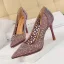 Charmant Doré Soirée Escarpins 2019 Faux Diamant 9 cm Talons Aiguilles À Bout Pointu Escarpins