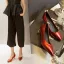 Elegante Silber Abend Pumps 2019 Strass 3 cm Stilettos Low Heel Spitzschuh Pumps