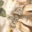 Glitter Zilveren Huwelijk Bruidsmeisjes Pumps 2019 Rhinestone Pailletten 8 cm Naaldhakken / Stiletto Spitse Neus Bruidsschoenen