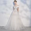 Elegant Champagne Evening Dresses  2018 A-Line / Princess Lace Appliques Spaghetti Straps Backless Sleeveless Court Train Formal Dresses