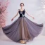 Classy Dark Green Prom Dresses 2020 A-Line / Princess Spaghetti Straps Pearl Rhinestone Lace Flower Sleeveless Backless Floor-Length / Long Formal Dresses