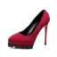 Stilig Kaki Kontors Pumps 2019 Mocka 12 cm Stilettklackar Spetsiga Pumps