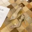 Sexy Transparent Silber Abend Strass Pumps 2021 10 cm Stilettos Spitzschuh Pumps Hochhackige