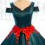 Vintage / Retro Dark Green Quinceañera Prom Dresses 2018 Ball Gown Appliques Crystal V-Neck Backless Sleeveless Floor-Length / Long Formal Dresses