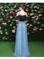 Chic / Belle Noire Robe De Soirée 2020 Princesse Bretelles Spaghetti Paillettes En Dentelle Fleur Manches Courtes Dos Nu Longue Robe De Ceremonie
