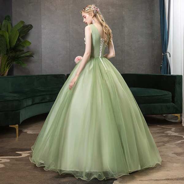 lime green prom dresses Sexy Mermaid Prom Dresses,Prom dress lime green Long Evening Party Dress  With Slit fg4240