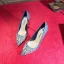 Charmant Océan Bleu Glitter Soirée Escarpins 2020 Cuir Paillettes Faux Diamant 9 cm Talons Aiguilles À Bout Pointu Escarpins