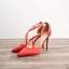 Affordable Black Evening Party Womens Sandals 2020 X-Strap 10 cm Stiletto Heels Pointed Toe Heels