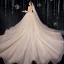 Luxury / Gorgeous Champagne Wedding Dresses 2020 Ball Gown Scoop Neck Beading Crystal Glitter Sequins Long Sleeve Backless Royal Train