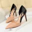 Schöne Rosa Abend Damenschuhe 2020 9 cm Stilettos Spitzschuh Hochhackige