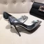 Mode Argenté Soirée Escarpins 2020 Cuir Verni Faux Diamant 10 cm Talons Aiguilles À Bout Pointu Escarpins