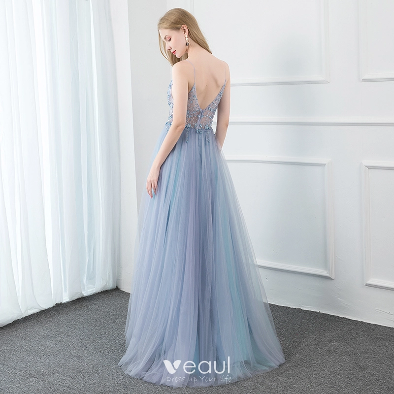 Sexy Sequins Long Prom Dresses, Straps Prom Dresses, 2020 Newest Prom Dresses