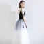 Fashion Ocean Blue Evening Dresses  2020 A-Line / Princess Spaghetti Straps Tassel Star Sequins Sleeveless Backless Floor-Length / Long Formal Dresses