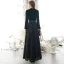 Chic Noire Robe De Soirée 2020 Princesse V-Cou Gland Paillettes Manches Longues Longue Robe De Ceremonie