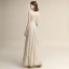 Scintillantes Champagne Paillettes Robe De Soirée 2020 Princesse V-Cou Manches Courtes Dos Nu Longue Robe De Ceremonie
