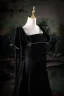 Elegant Black Pearl Prom Dresses 2025 A-Line / Princess Square Neckline Short Sleeve Backless Floor-Length / Long Prom Formal Dresses