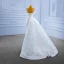 Stunning Luxury / Gorgeous White Beading Pearl Sequins Lace Flower Wedding Dresses 2022 Trumpet / Mermaid Scoop Neck Appliques Sleeveless Backless