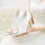 Élégant Ivoire Faux Diamant Perle Chaussure De Mariée 2022 9 cm Talons Aiguilles À Bout Pointu Mariage Talons Hauts