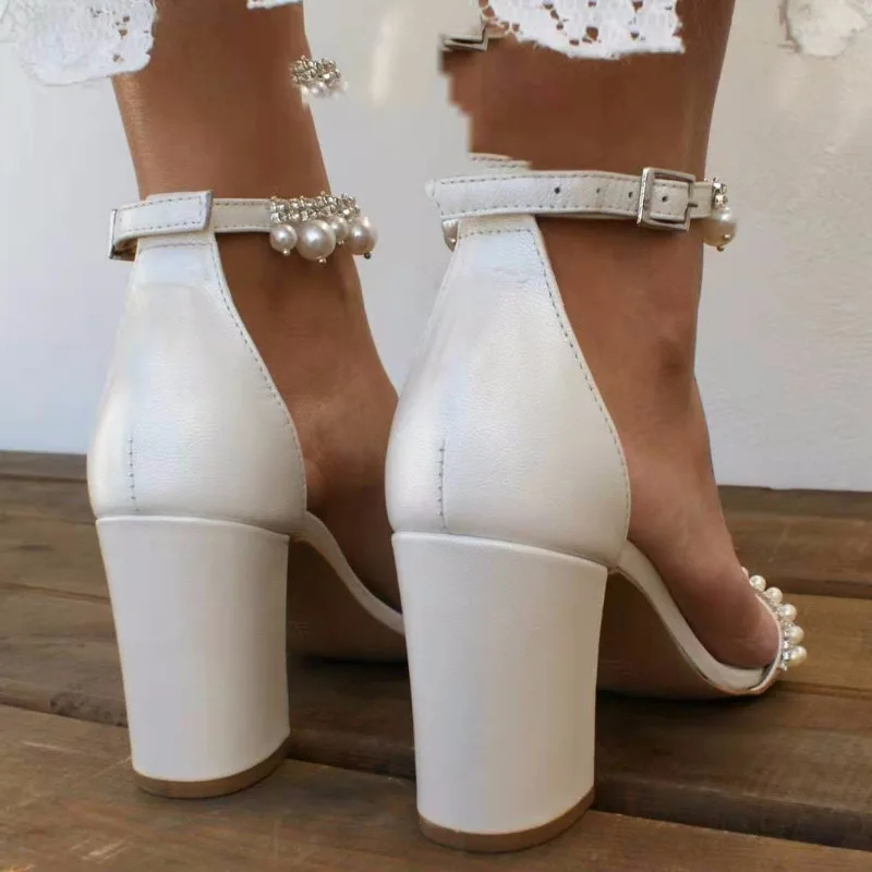 Dames Stiletto Hoge Hak Jurk Pumps Puntige teen Enkelband Sandalen Strass Strik Satijn Bruids Bruiloft Avondfeest Schoenen, Zwart,40 (Wit 41 EU