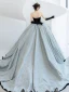 High-end Black Satin Evening Dresses 2022 Ball Gown Strapless Sleeveless Backless Sweep Train Evening Party Formal Dresses