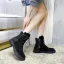 Chic / Beautiful Black Street Wear Winter Womens Boots 2022 Waterproof Round Toe Flat Womens Boots