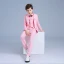 Candy Pink Long Sleeve Wedding Boys Wedding Suits 2022 Coat Pants Shirt Tie Vest