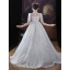 Fashion Silver Beading Sequins Lace Flower Birthday Flower Girl Dresses 2022 A-Line / Princess High Neck Short Sleeve Floor-Length / Long Flower Girl Dresses