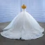 High End Weiß Spitze Blumen Brautkleider / Hochzeitskleider 2022 Ballkleid Bandeau Ärmellos Rückenfreies Kapelle-Schleppe Hochzeit