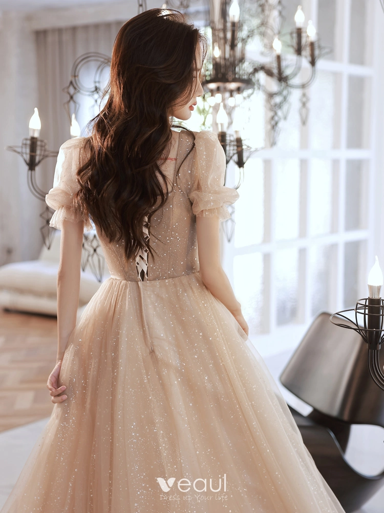 open lace back dress Aline Pink Long Prom Dress, Formal Pink Lace Graduation Dress with Seq –  dresstby main image 1