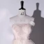 Chic / Beautiful Champagne Glitter Prom Dresses 2022 Ball Gown Strapless Sleeveless Backless Floor-Length / Long Formal Dresses