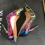 Amazing / Unique Black Doodle Rave Club Pumps 2020 Patent Leather 12 cm Stiletto Heels Pointed Toe Pumps