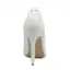 Mode Ivoire Perle Chaussure De Mariée 2020 Cuir Faux Diamant Papillon 10 cm Talons Aiguilles À Bout Pointu Mariage Escarpins