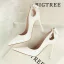 Schön Nude Datierung Schleife Pumps 2020 Lackleder 10 cm Stilettos Spitzschuh Pumps