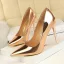 Charming Bronze Evening Party Pumps 2020 Patent Leather 10 cm Stiletto Heels Pointed Toe Pumps