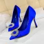 Elegant Black Satin Prom Pumps 2020 9 cm Stiletto Heels Pointed Toe Pumps Rhinestone