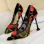 Modest / Simple Royal Blue Casual Tulle Pumps 2020 Lace See-through 10 cm Stiletto Heels Pointed Toe Pumps
