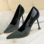 Affordable Burgundy Casual Pumps 2020 Suede 9 cm Stiletto Heels Pointed Toe Pumps