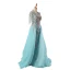 Charming Mint Green Evening Dresses  2020 A-Line / Princess U-Neck Handmade  Beading Tassel Crystal Rhinestone Lace Flower Sleeveless Floor-Length / Long Formal Dresses