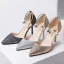 Affordable Black Evening Party Womens Shoes 2020 Sequins 8 cm Stiletto Heels Pointed Toe High Heels