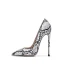 Schöne Abend Schlangenhautmuster Pumps 2020 10 cm Stilettos Spitzschuh Pumps