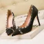 Chic / Belle Ivoire Soirée Escarpins 2020 Rivet 10 cm Talons Aiguilles À Bout Pointu Escarpins