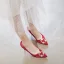 Chinese style Red Wedding Shoes 2020 Pearl 8 cm Stiletto Heels Pointed Toe Wedding Pumps