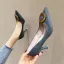 Chic / Belle Noire Désinvolte Escarpins 2020 Daim 7 cm Talons Aiguilles À Bout Pointu Escarpins