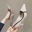 Modest / Simple Green Casual Pumps 2020 Suede 7 cm Stiletto Heels Pointed Toe Pumps