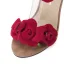 Chic / Beautiful Beige Casual Flower Womens Sandals 2020 Ankle Strap 11 cm Stiletto Heels Open / Peep Toe Sandals